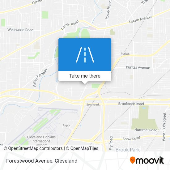 Mapa de Forestwood Avenue