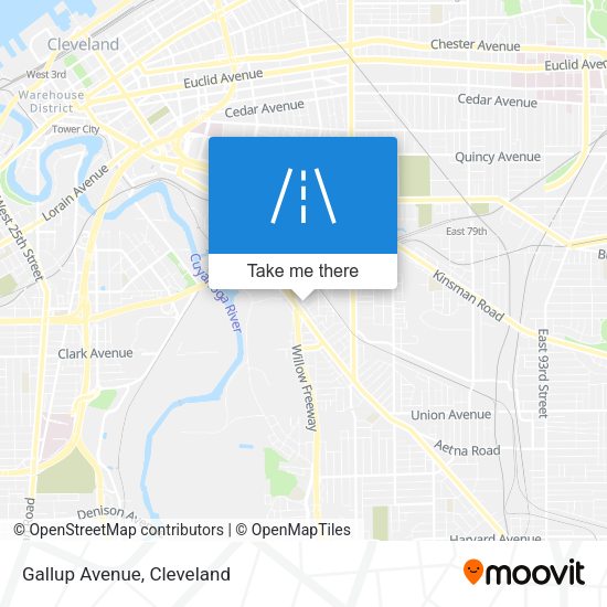 Mapa de Gallup Avenue