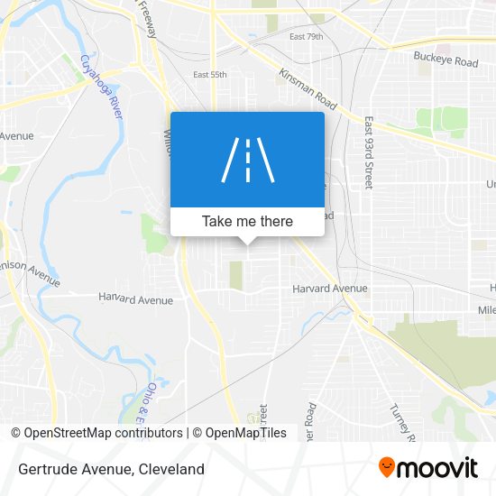 Mapa de Gertrude Avenue