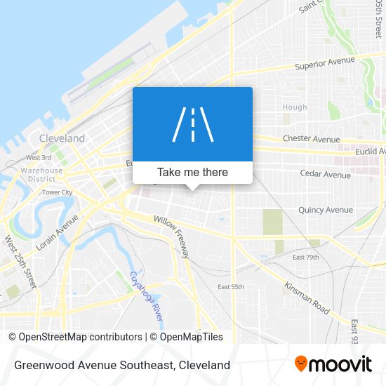 Greenwood Avenue Southeast map