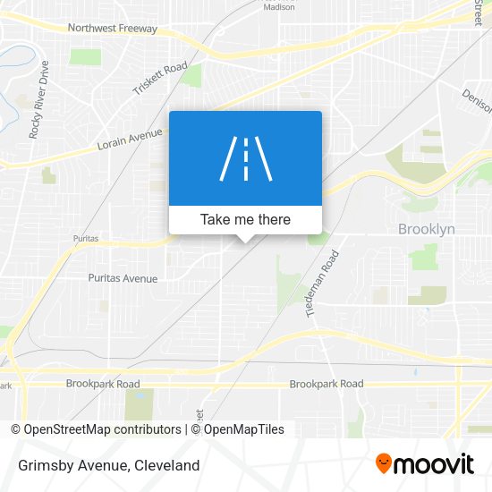Mapa de Grimsby Avenue