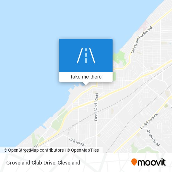 Groveland Club Drive map