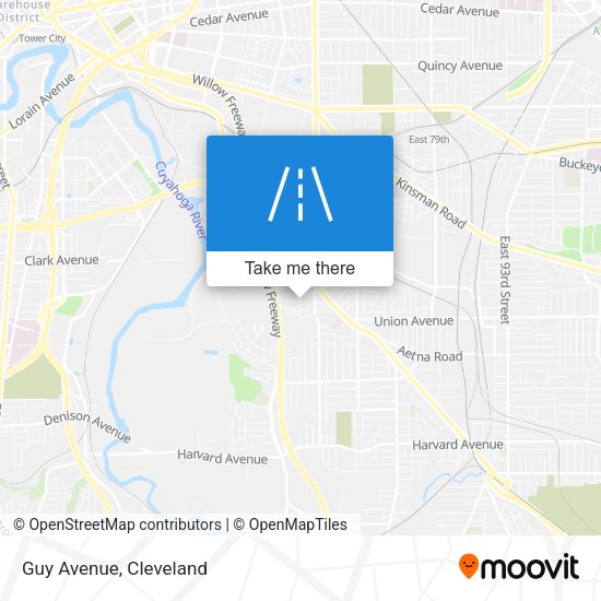 Mapa de Guy Avenue