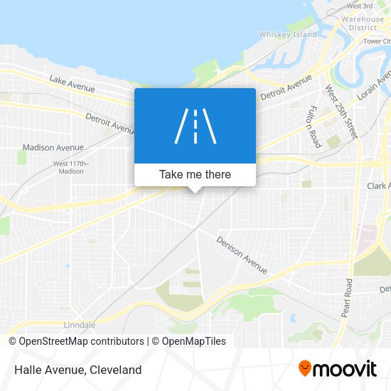 Mapa de Halle Avenue