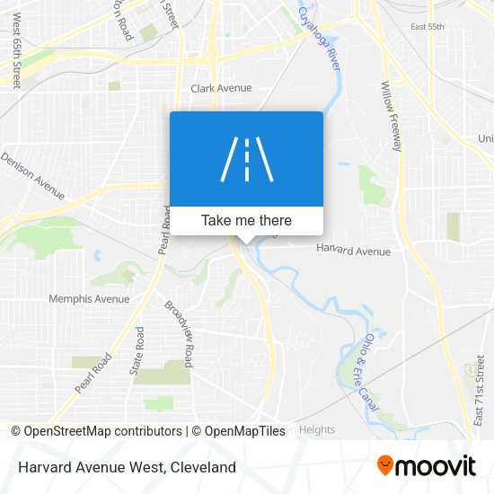 Mapa de Harvard Avenue West