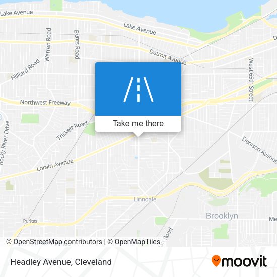 Mapa de Headley Avenue