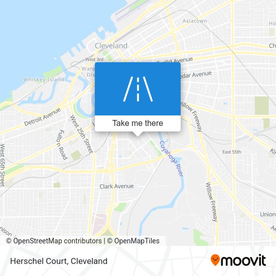 Mapa de Herschel Court