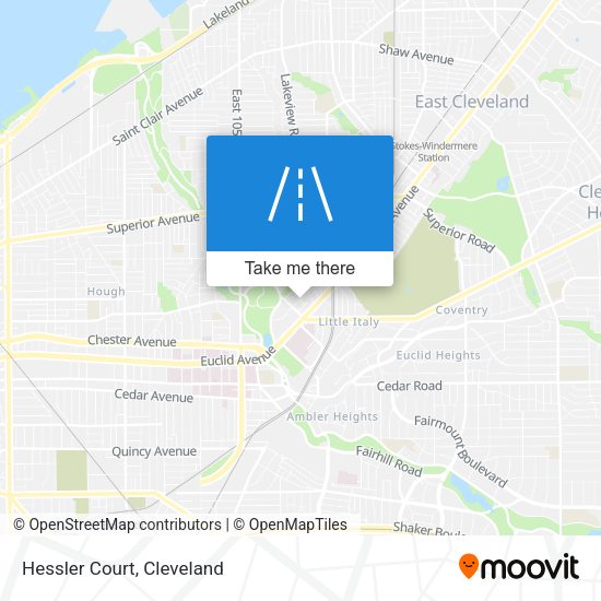 Mapa de Hessler Court