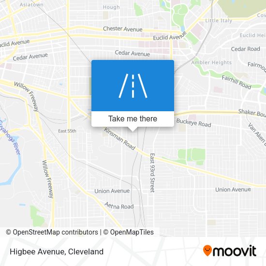 Mapa de Higbee Avenue