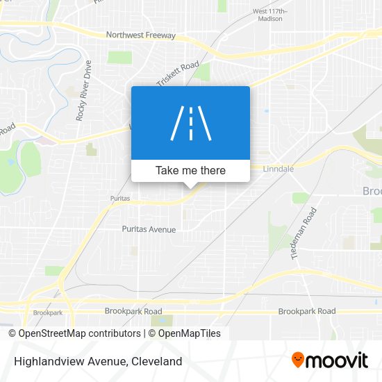 Mapa de Highlandview Avenue