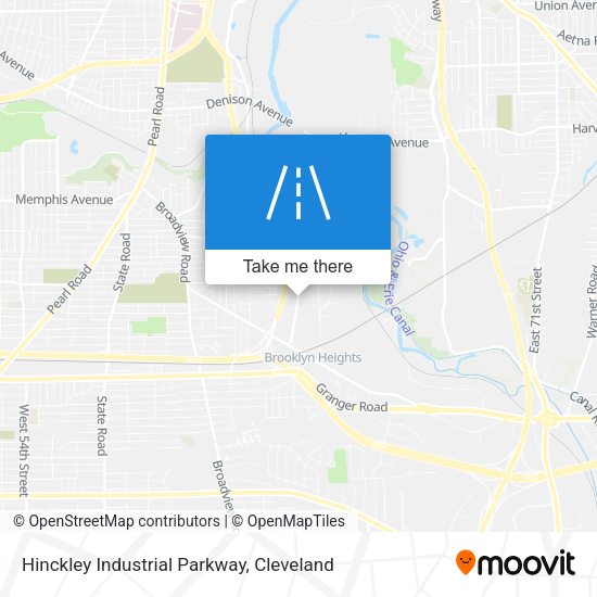 Hinckley Industrial Parkway map