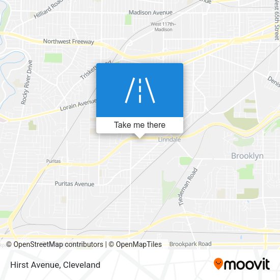 Mapa de Hirst Avenue