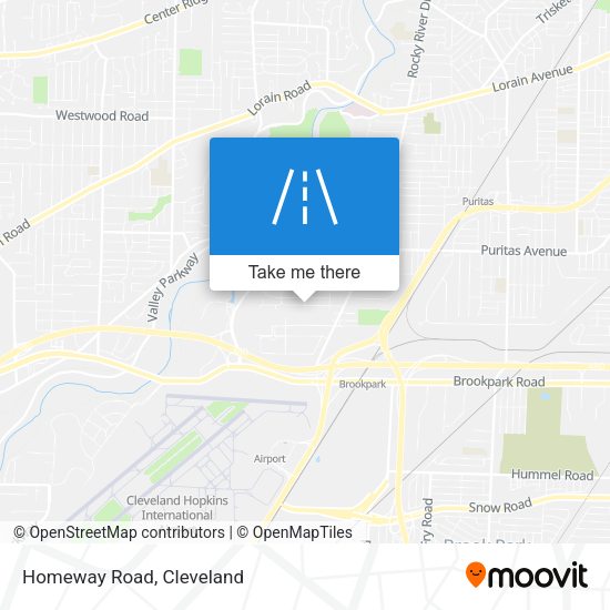 Mapa de Homeway Road