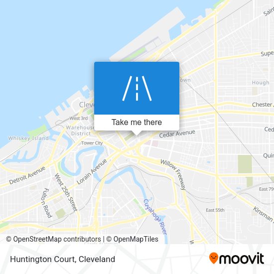 Mapa de Huntington Court