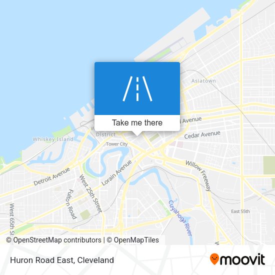 Mapa de Huron Road East