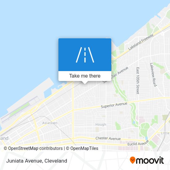 Mapa de Juniata Avenue