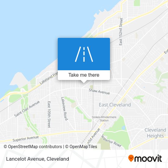 Mapa de Lancelot Avenue