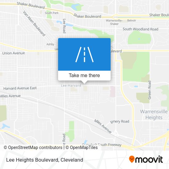 Mapa de Lee Heights Boulevard