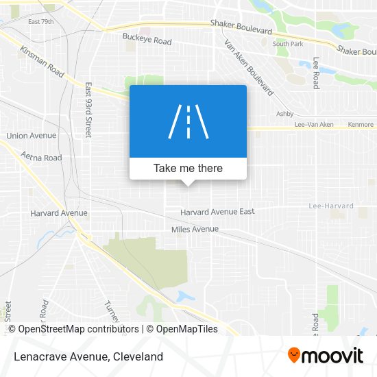 Mapa de Lenacrave Avenue