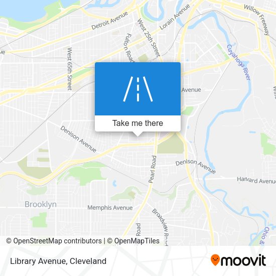 Mapa de Library Avenue