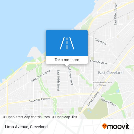 Lima Avenue map