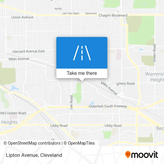 Mapa de Lipton Avenue