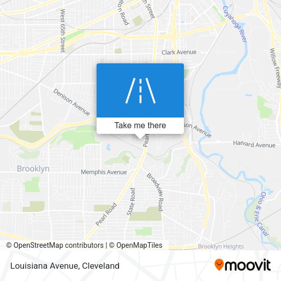 Mapa de Louisiana Avenue
