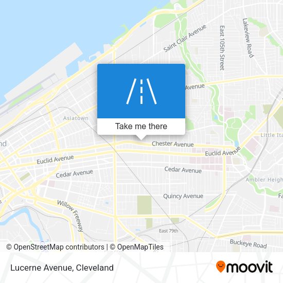 Mapa de Lucerne Avenue