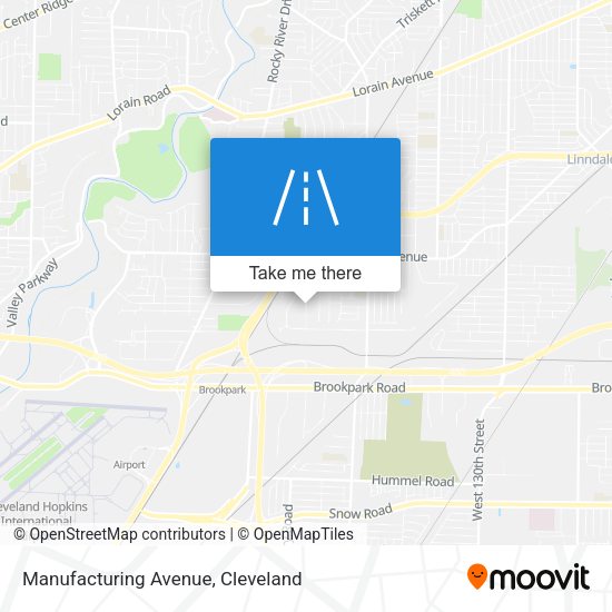 Manufacturing Avenue map