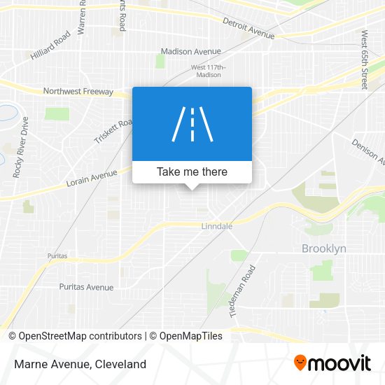 Mapa de Marne Avenue
