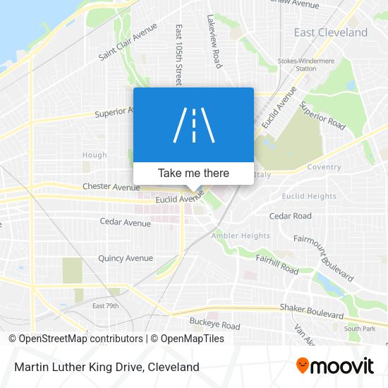 Mapa de Martin Luther King Drive