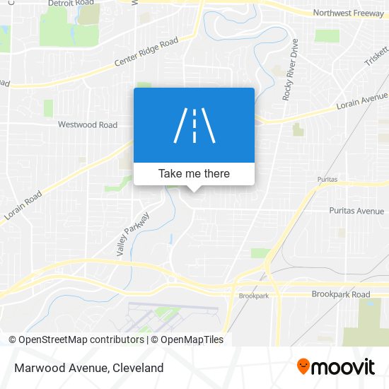 Marwood Avenue map