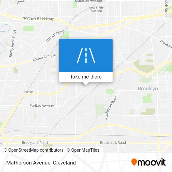 Matherson Avenue map