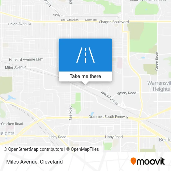 Miles Avenue map