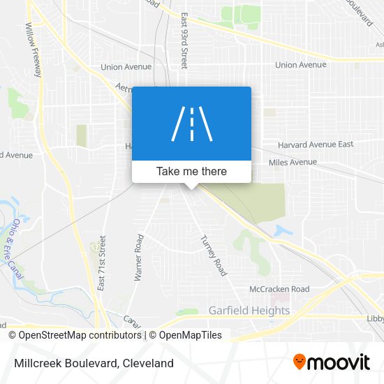 Mapa de Millcreek Boulevard