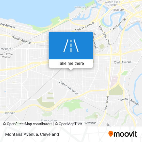 Mapa de Montana Avenue