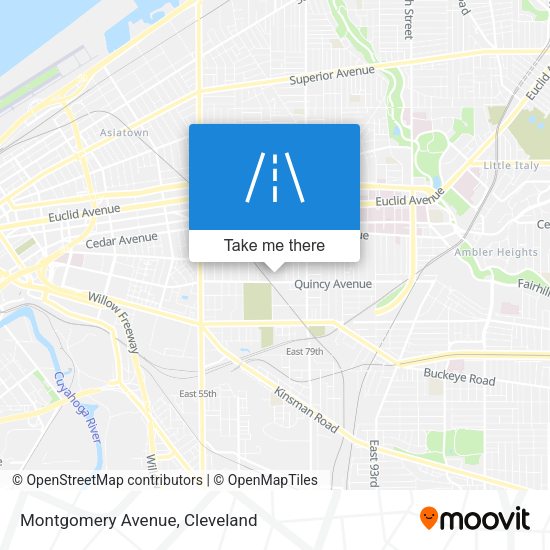 Montgomery Avenue map