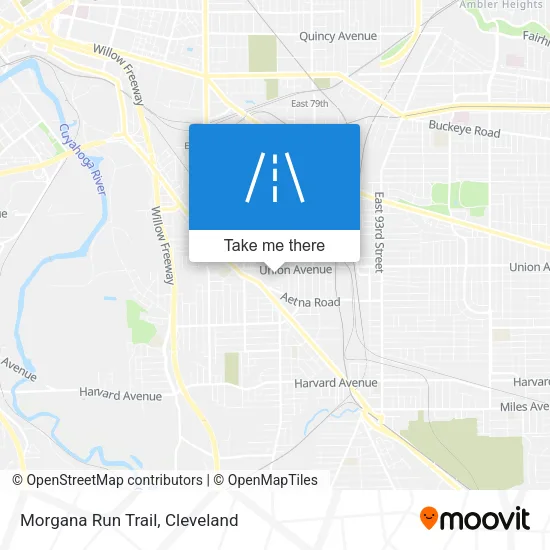 Morgana Run Trail map