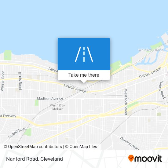Mapa de Nanford Road