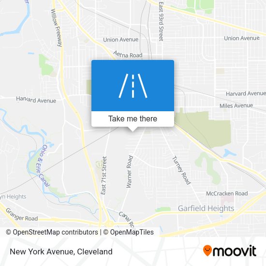 Mapa de New York Avenue