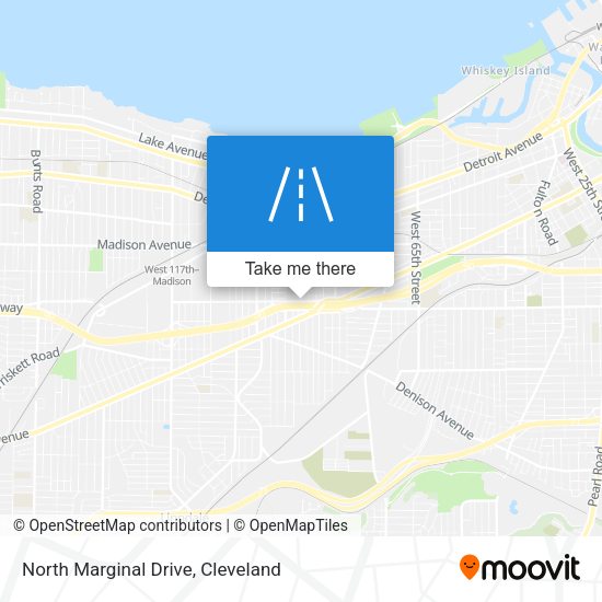 Mapa de North Marginal Drive