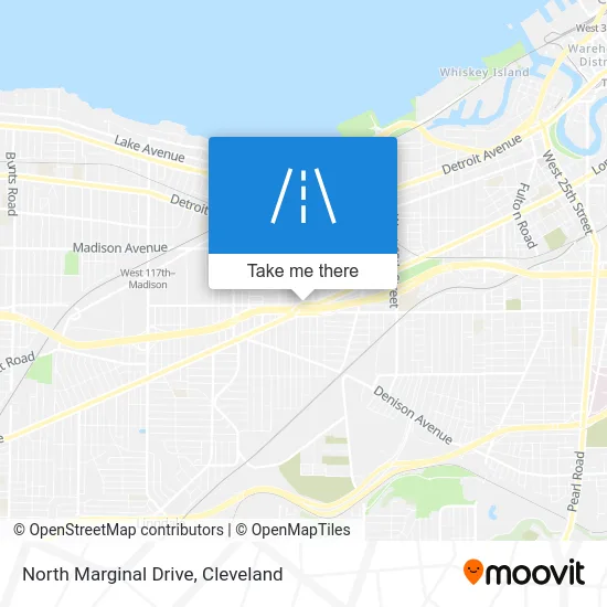 North Marginal Drive map