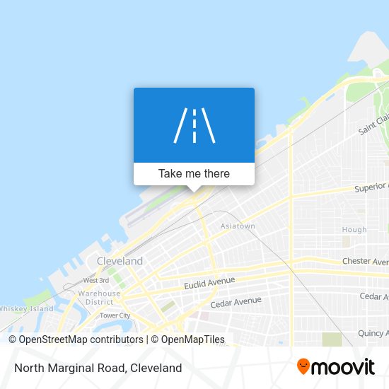 North Marginal Road map