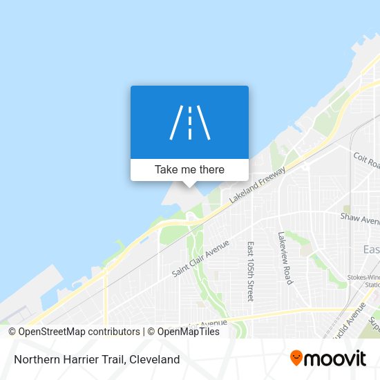 Northern Harrier Trail map