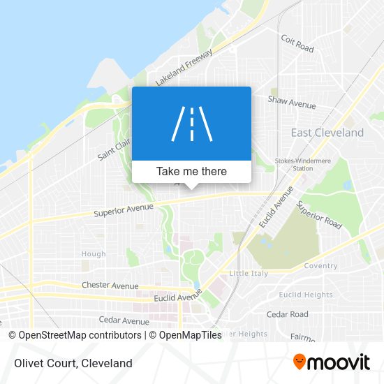 Mapa de Olivet Court