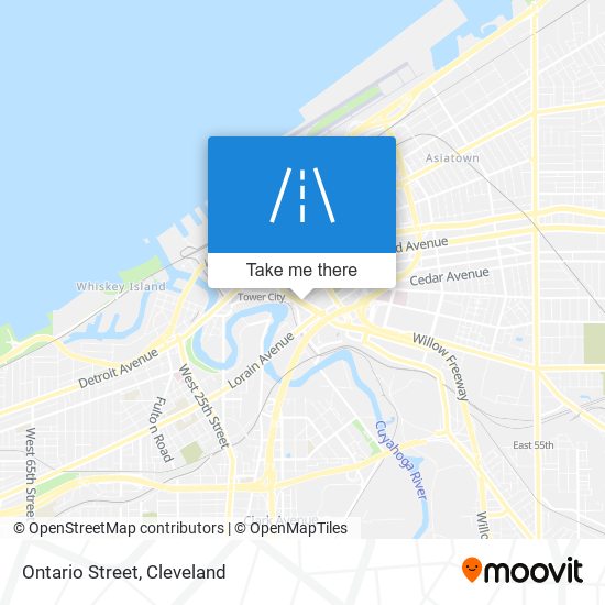 Ontario Street map