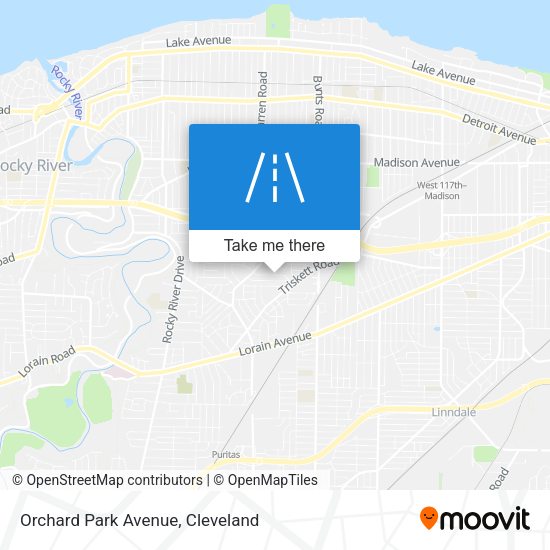 Mapa de Orchard Park Avenue
