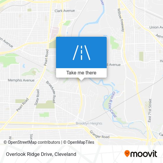 Overlook Ridge Drive map