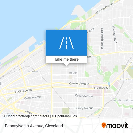 Pennsylvania Avenue map