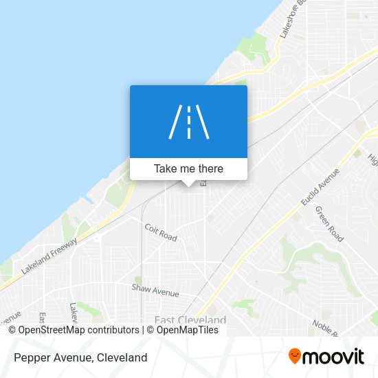 Pepper Avenue map